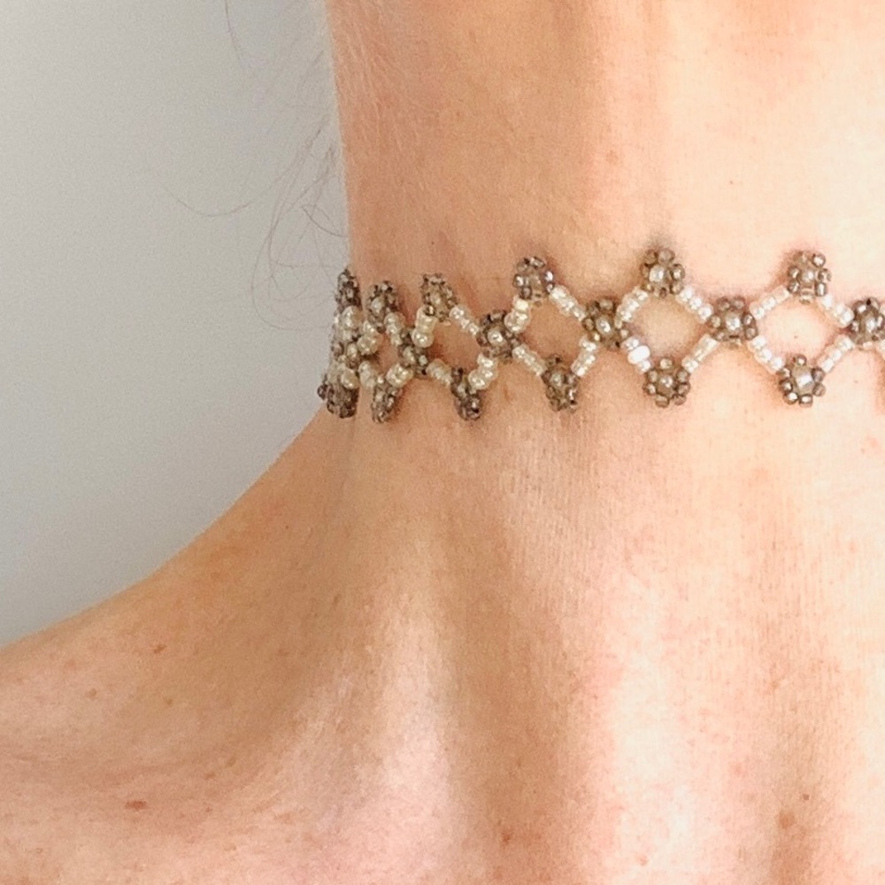 Vintage Beaded Choker circa 1970’s
